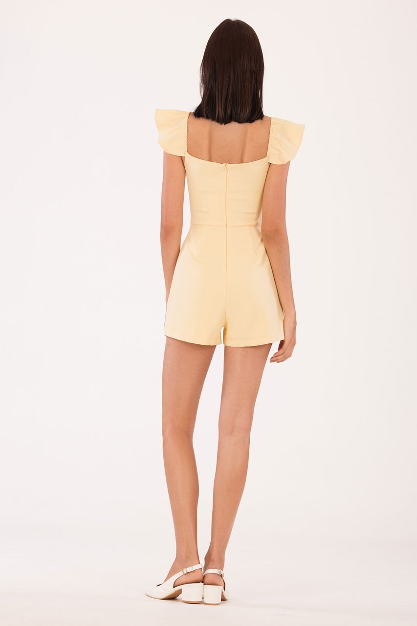 Demixtor Romper (Pale Yellow)