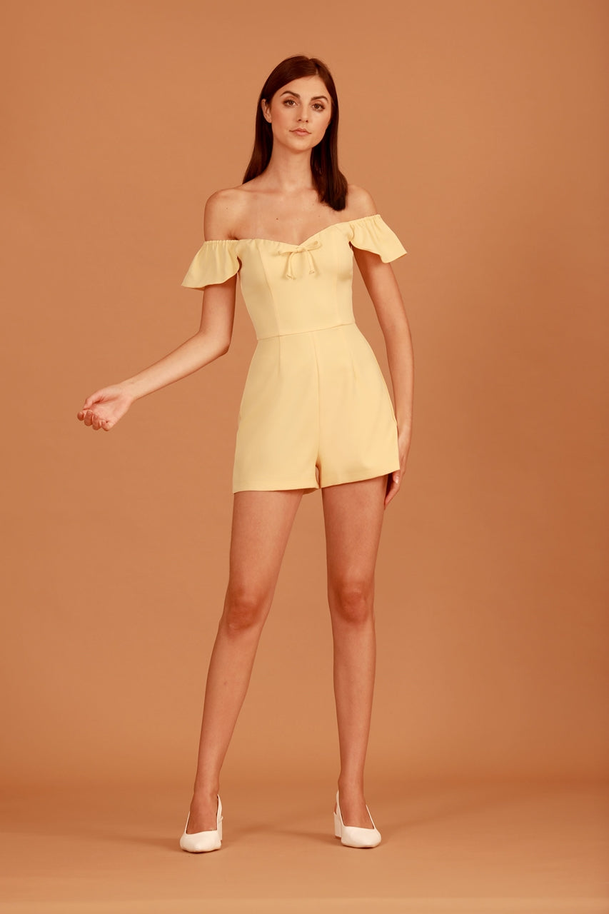 Demixtor Romper (Pale Yellow)