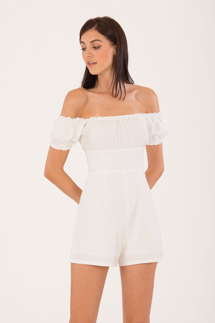 Dojutafec Romper (White)