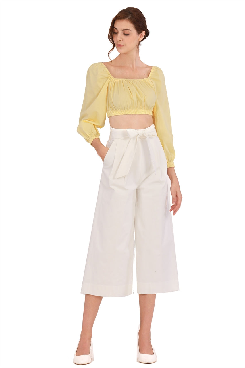 Dimekia Top (Powder Yellow)