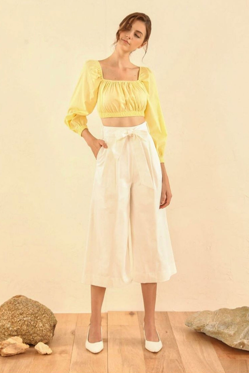 Dimekia Top (Powder Yellow)