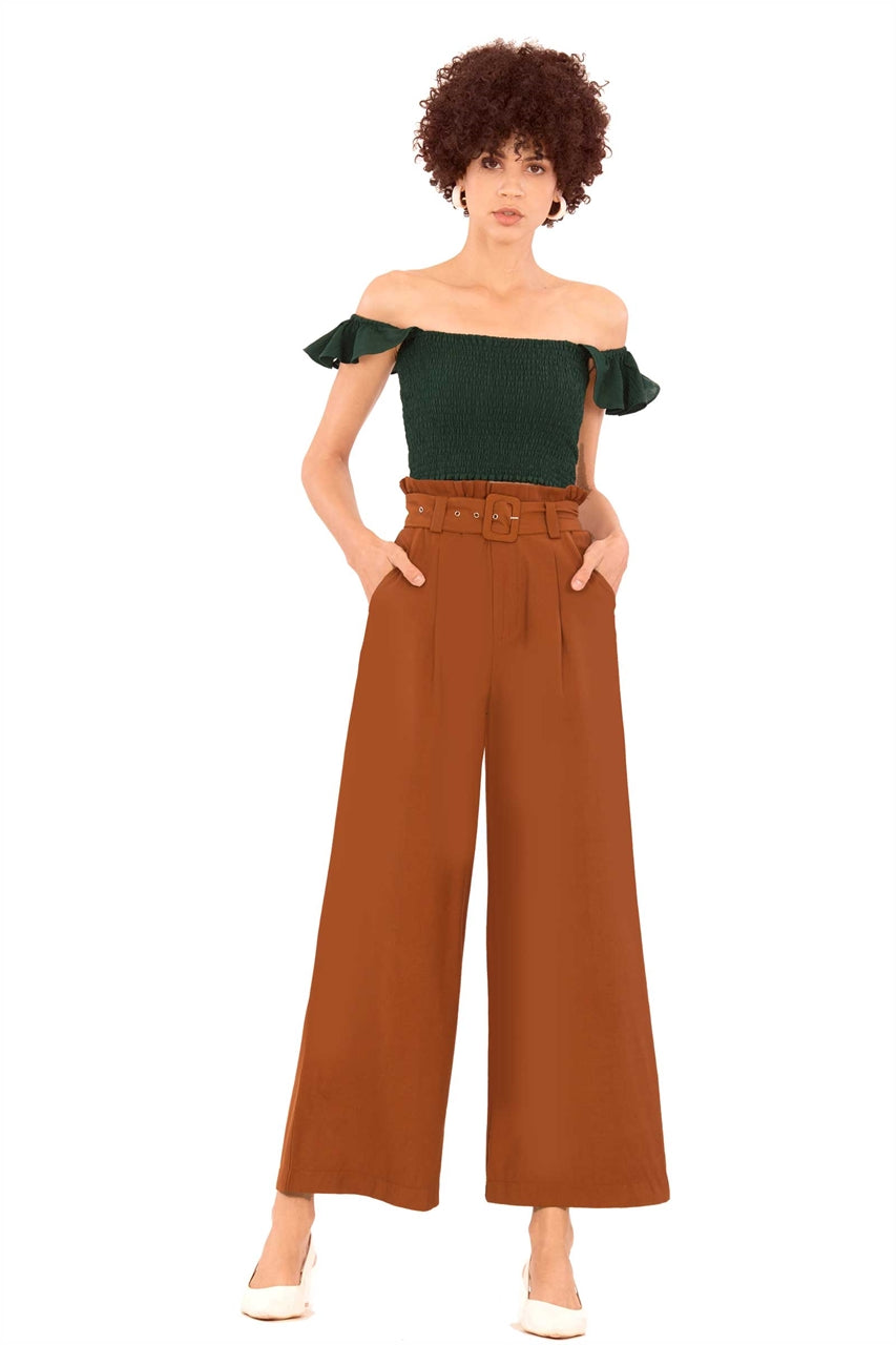 Deruoliva Pants (Brown)