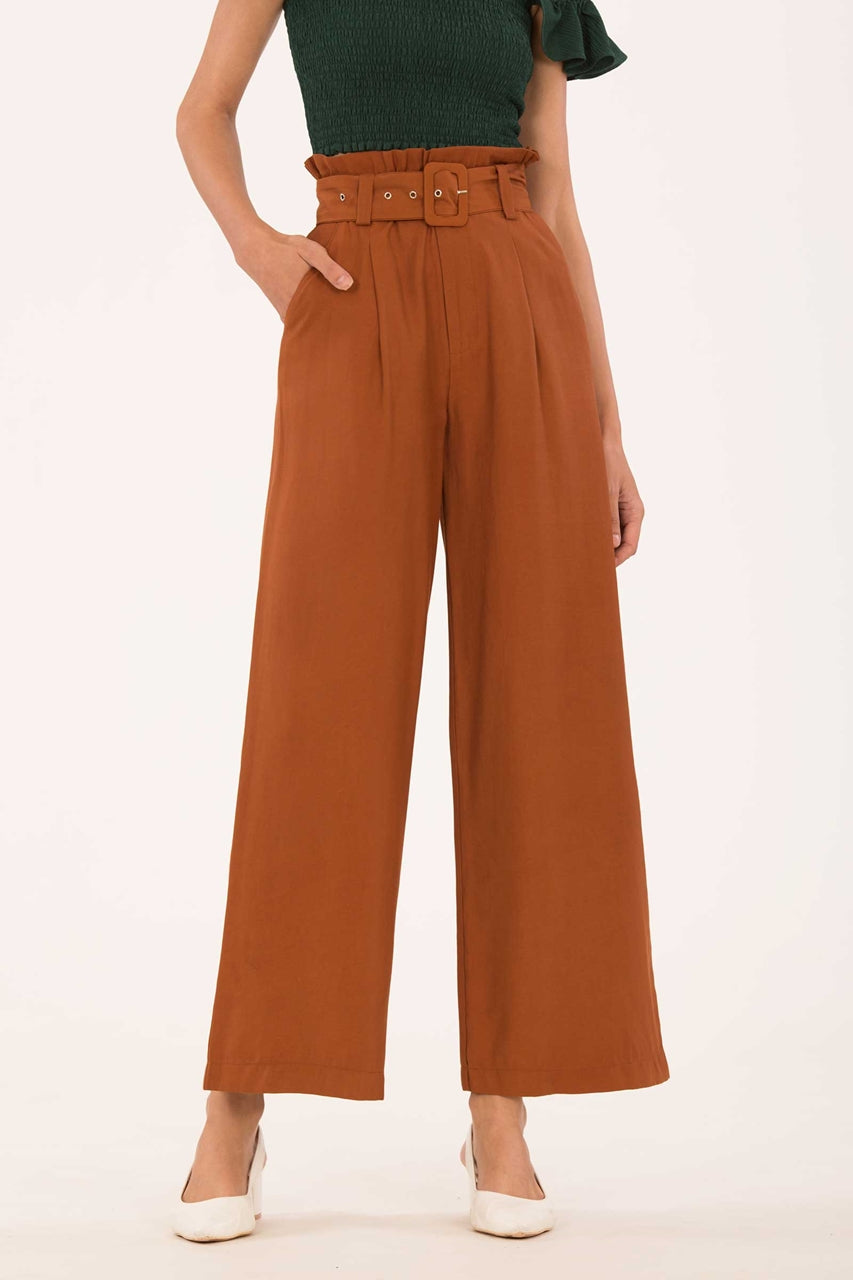 Deruoliva Pants (Brown)