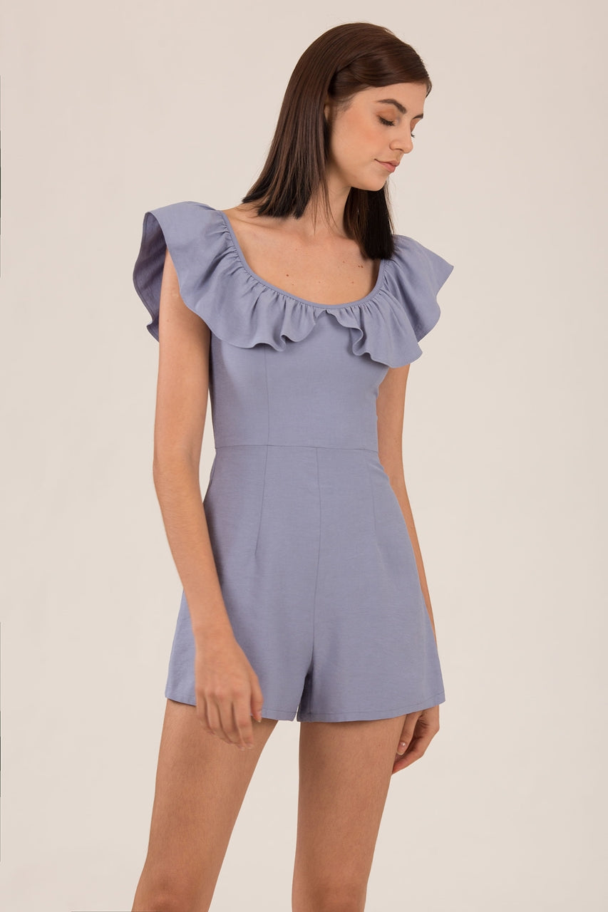 Damibir Romper (Periwinkle)