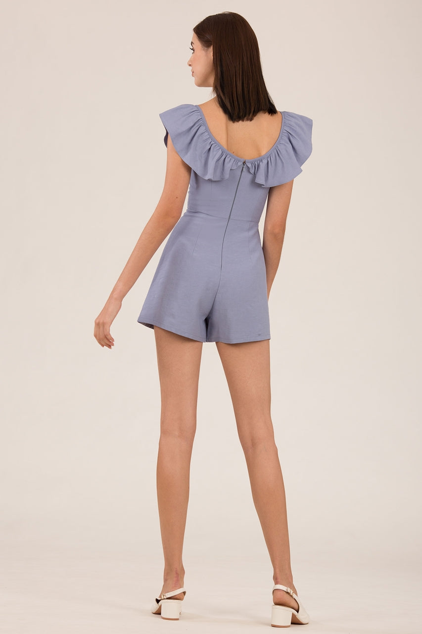 Damibir Romper (Periwinkle)