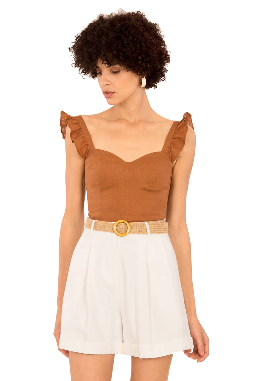 Drynnly Top (Brown)