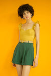 Drynnly Top (Olive Yellow)