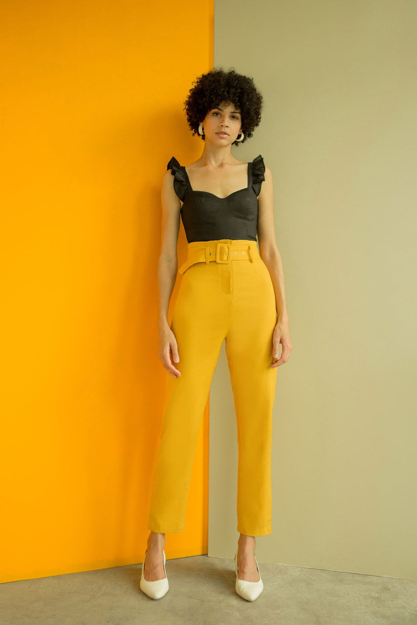 Dyvivi Pants (Mustard)