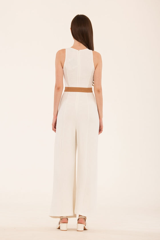 Danaverlia Jumpsuit (White)