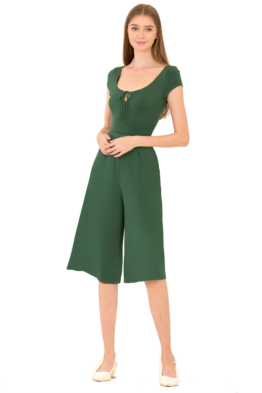 Dalamixy Jumpsuit Cullotes (Green)