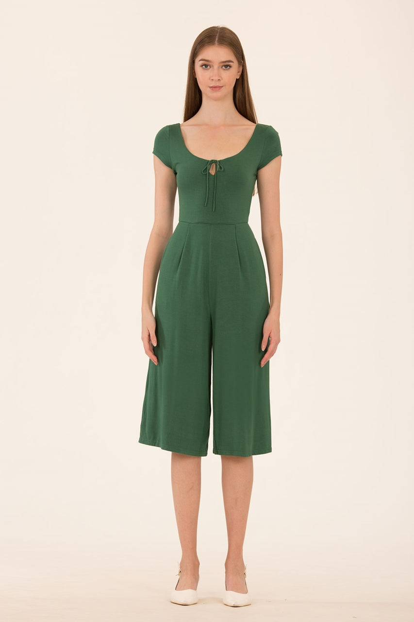 Dalamixy Jumpsuit Cullotes (Green)