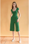 Dalamixy Jumpsuit Cullotes (Green)