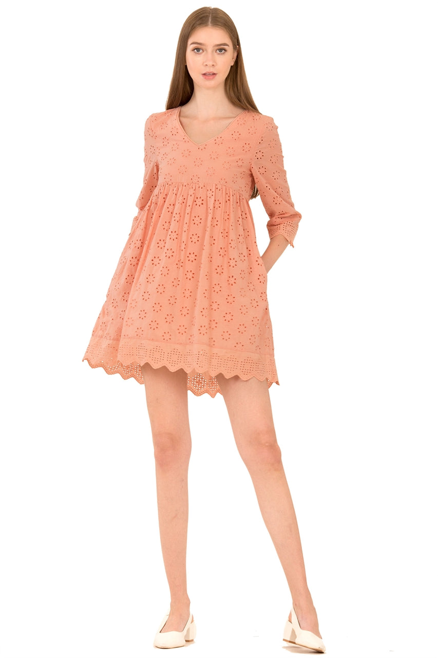 Dernifer Skort Dress (Peach)