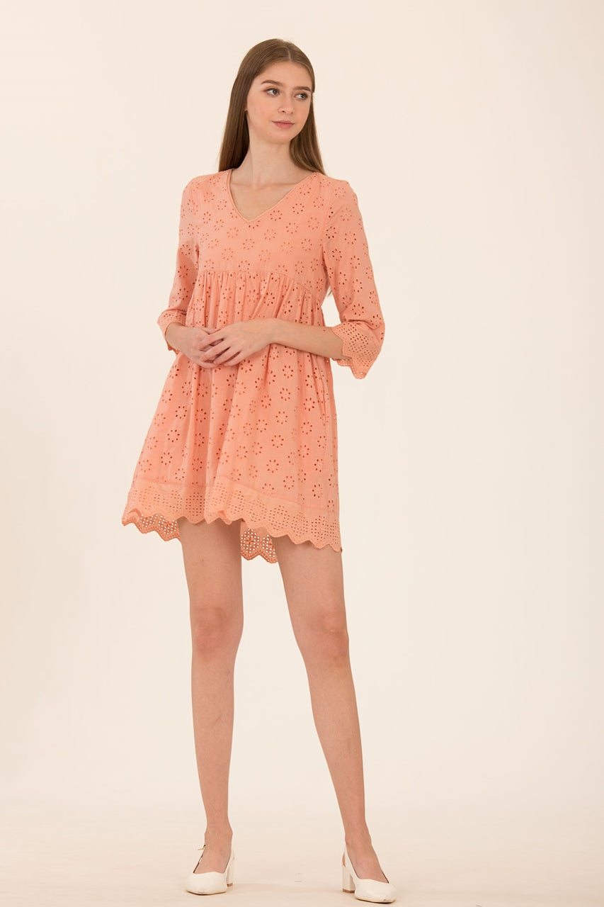 Dernifer Skort Dress (Peach)