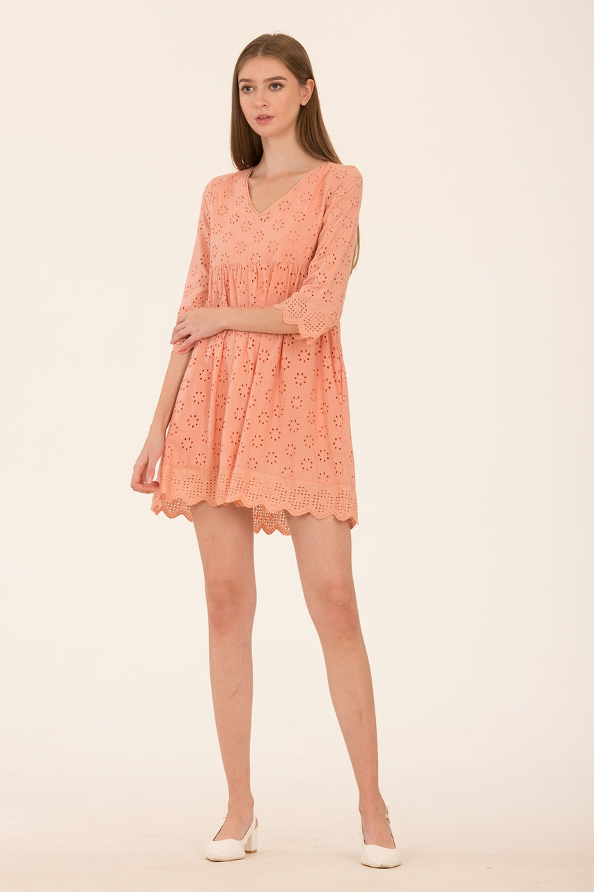 Dernifer Skort Dress (Peach)