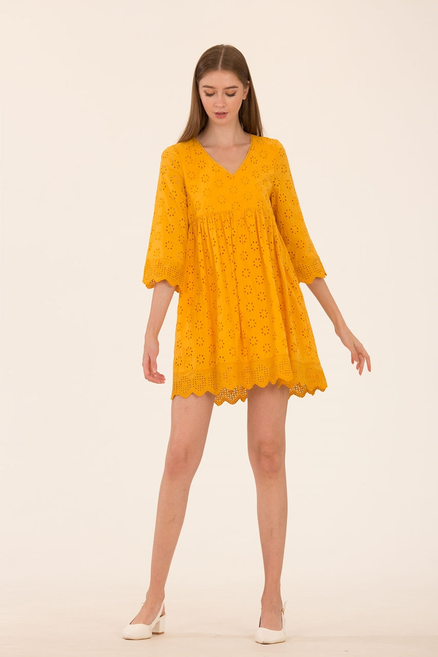 Dernifer Skort Dress (Sunflower Yellow)