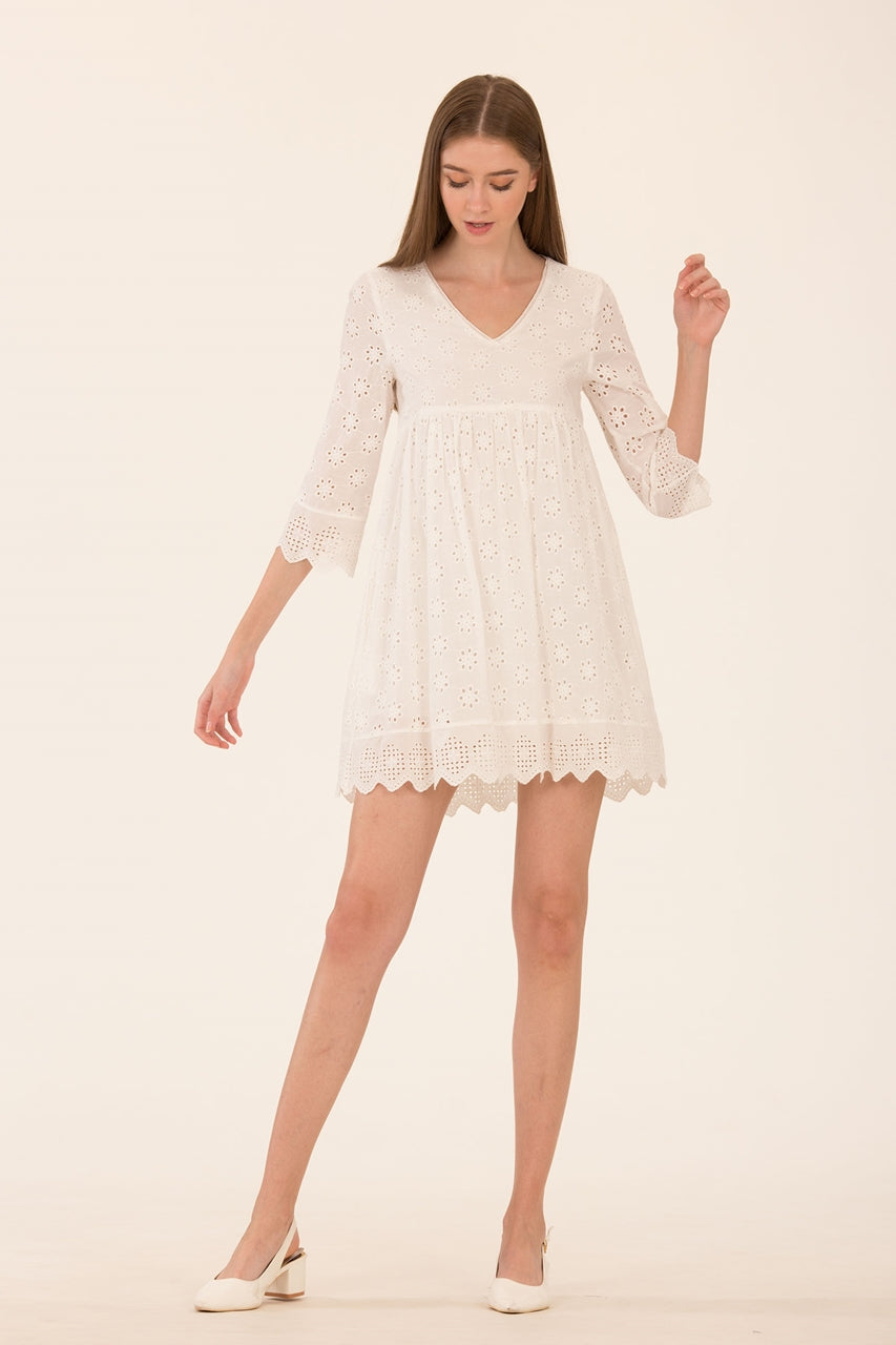 Dernifer Skort Dress (White)