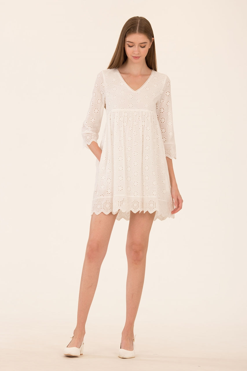 Dernifer Skort Dress (White)