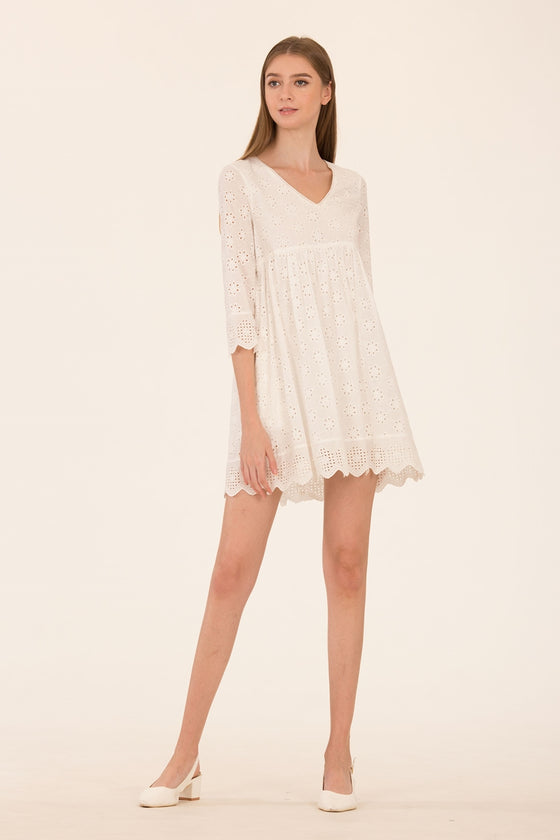 Dernifer Skort Dress (White)