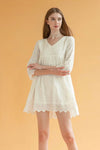 Dernifer Skort Dress (White)