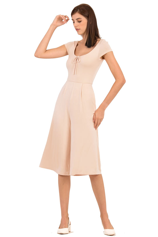 Dalamixy Jumpsuit Cullotes (Nude)