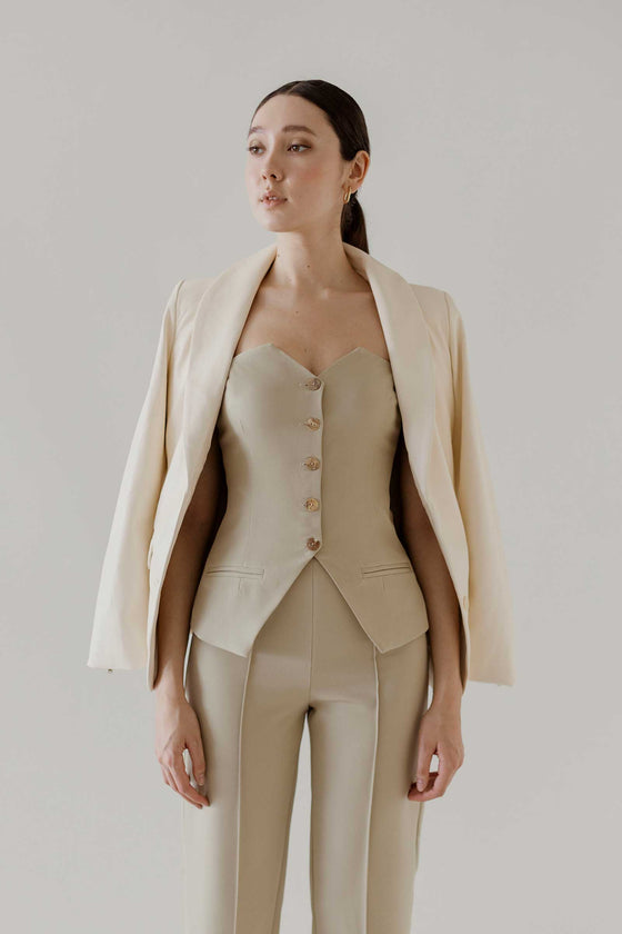 Dakiezia Jacket (Ivory)