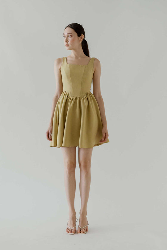 Damietuy Skort Dress (Light Olive)