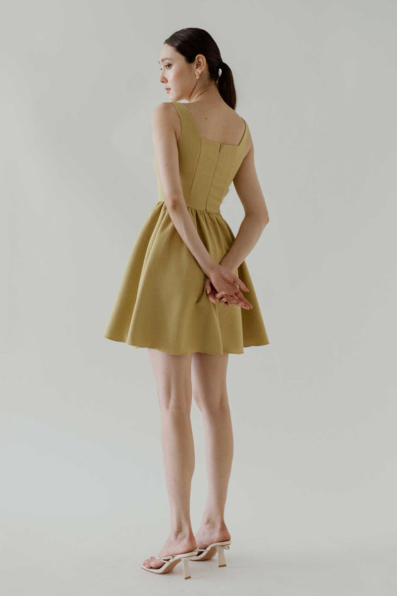 Damietuy Skort Dress (Light Olive)