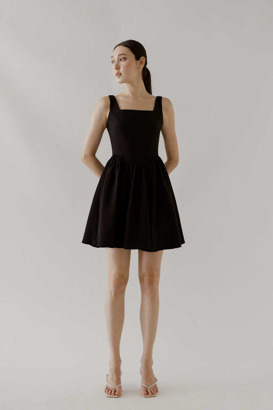 Damietuy Skort Dress (Black)