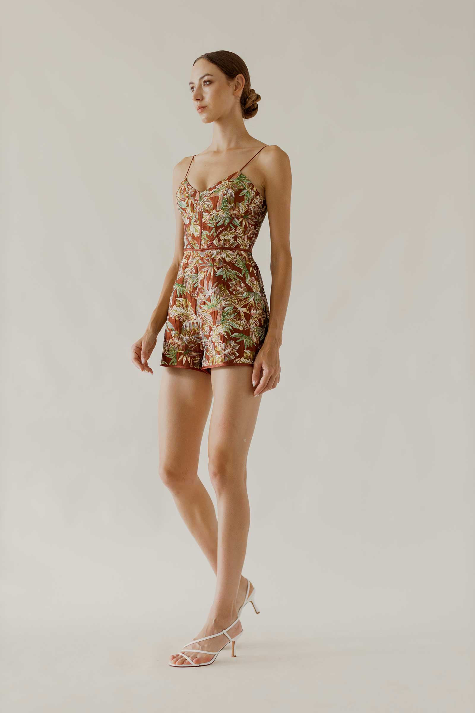 Dervione Romper (Vintage Jacquard)