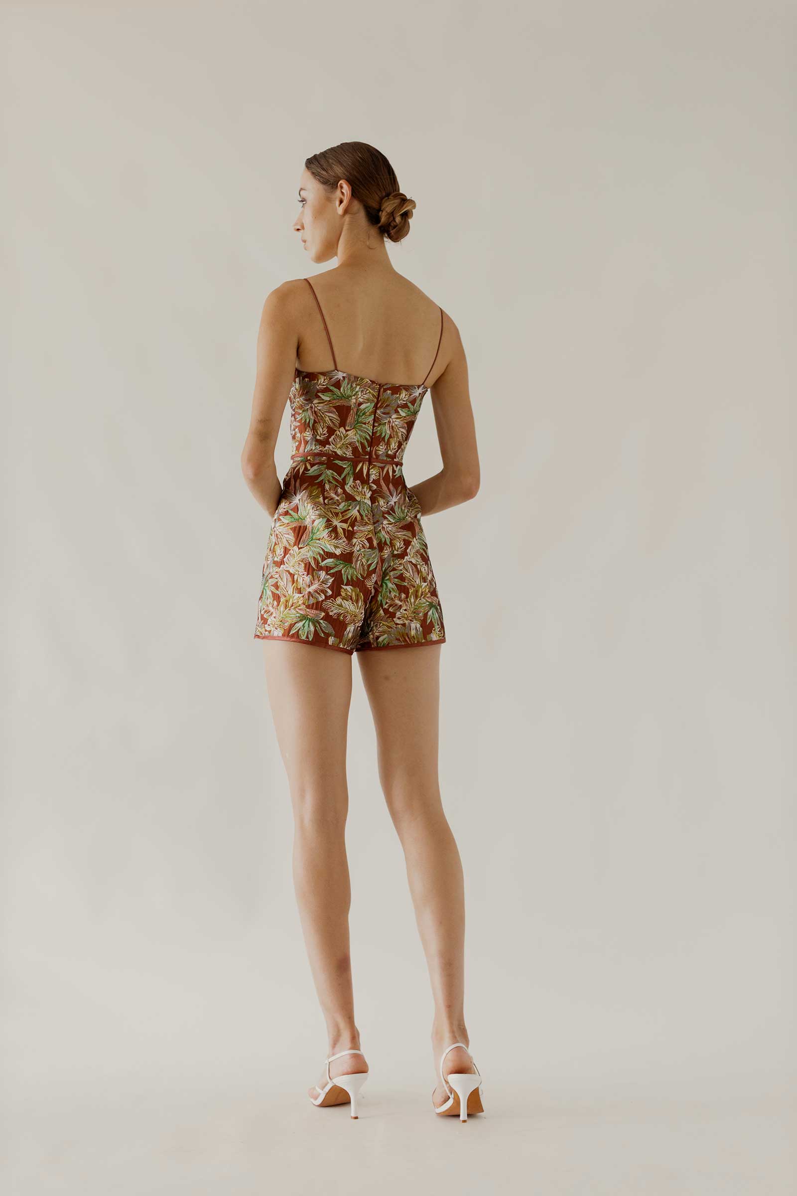 Dervione Romper (Vintage Jacquard)