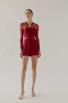 Dokierave Romper (Red)