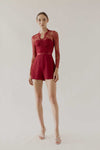 Dokierave Romper (Red)