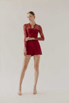 Dokierave Romper (Red)