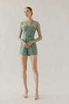 Dokierave Romper (Pale Green)