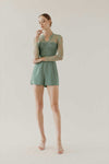 Dokierave Romper (Pale Green)