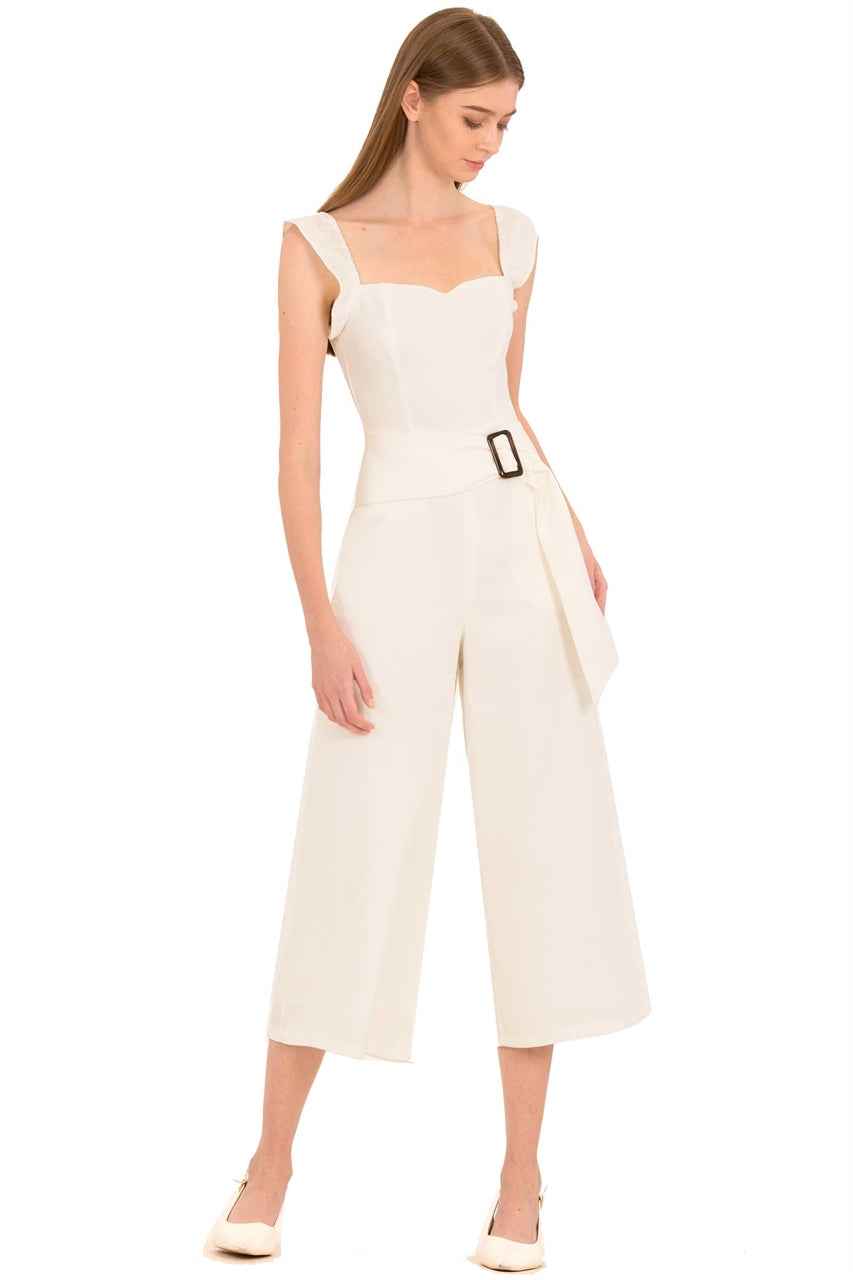 Damiyiar Jumpsuit (White)