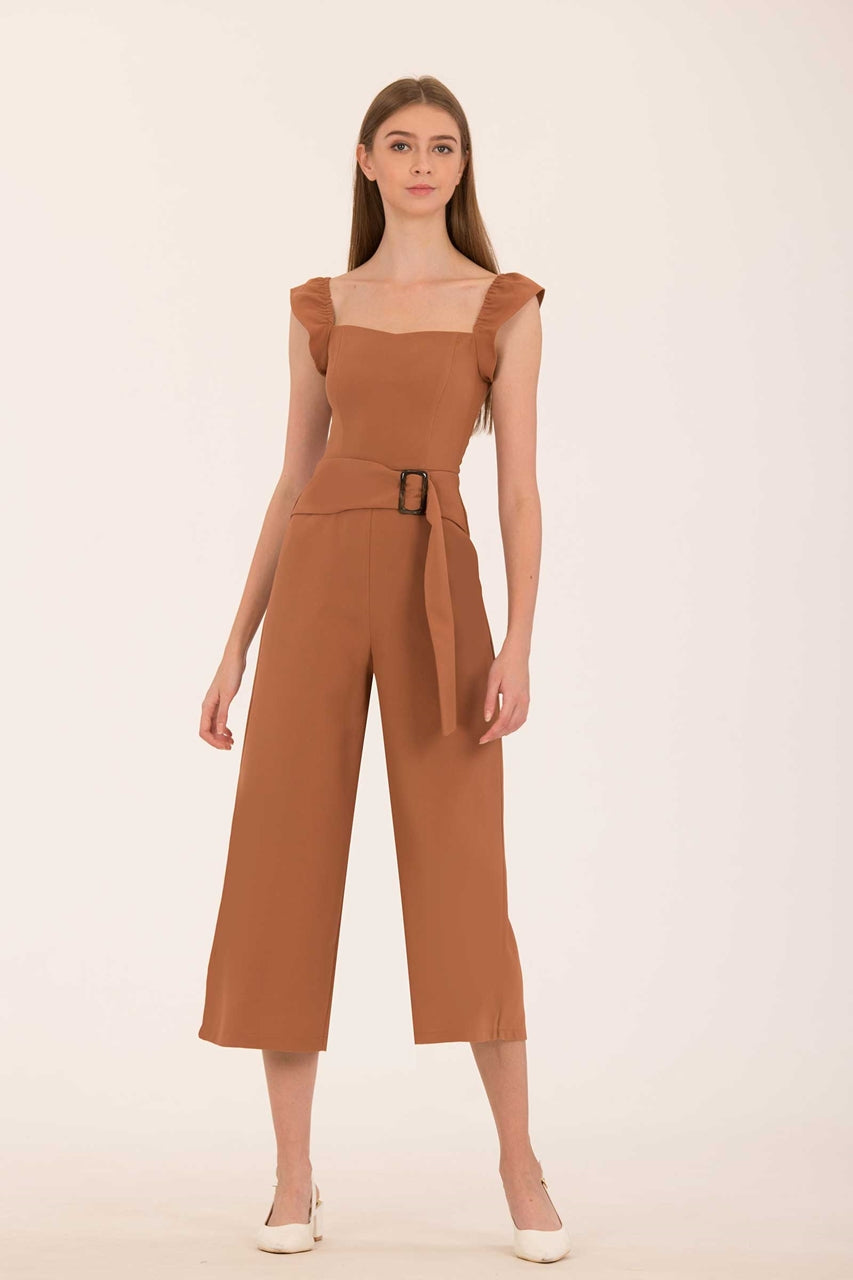 Damiyiar Jumpsuit (Brown)