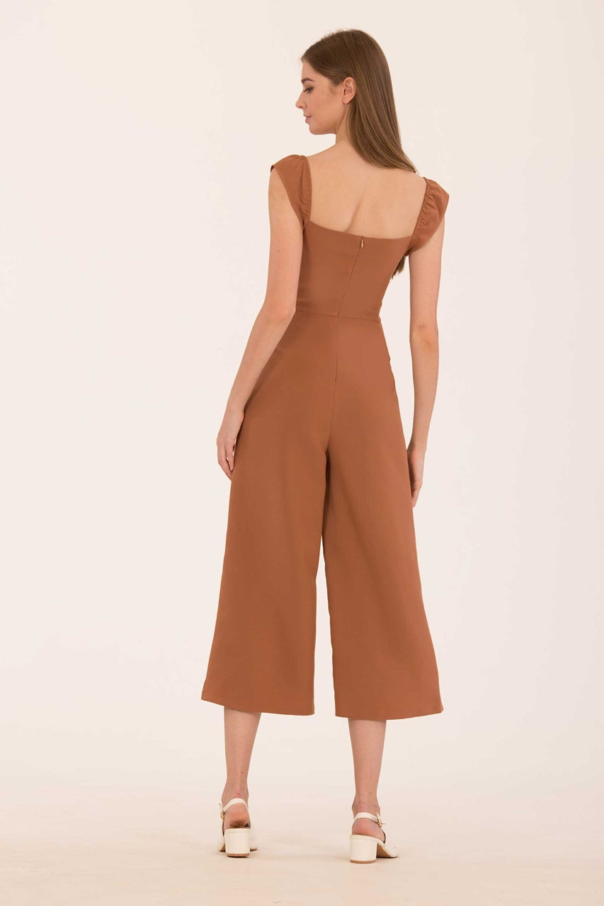 Damiyiar Jumpsuit (Brown)