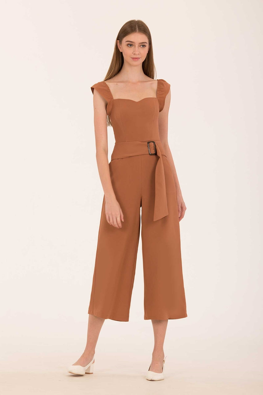 Damiyiar Jumpsuit (Brown)