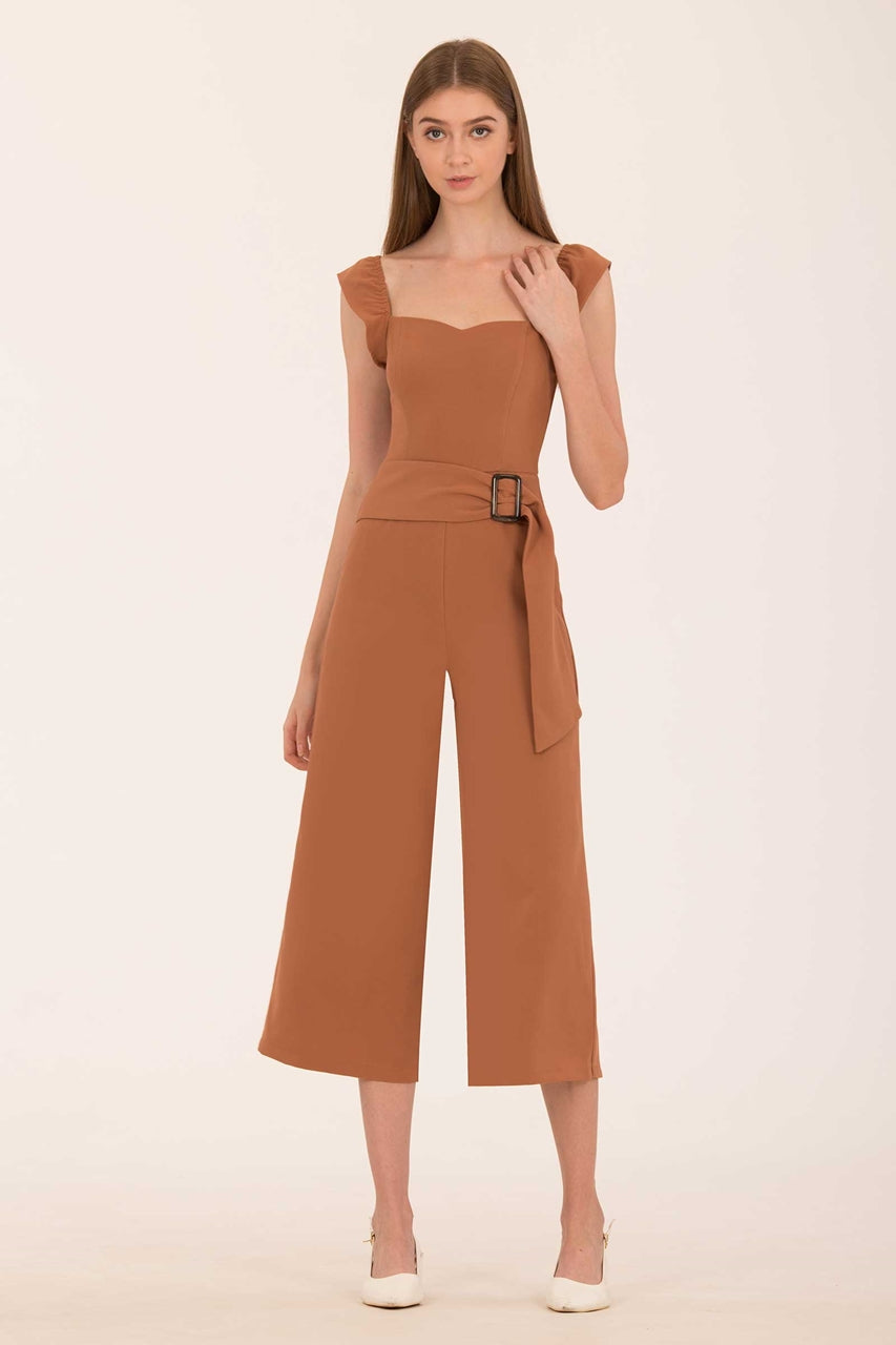 Damiyiar Jumpsuit (Brown)