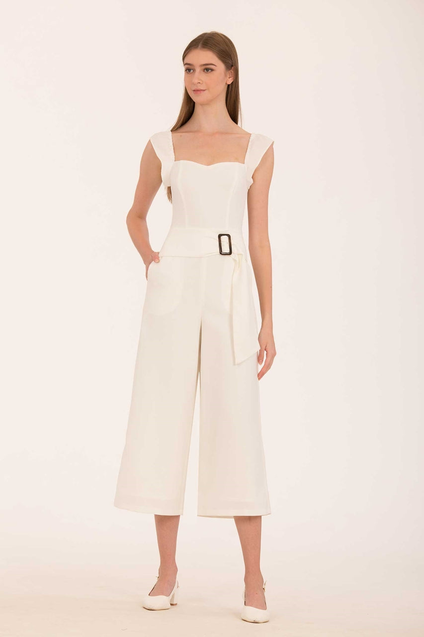 Damiyiar Jumpsuit (White)