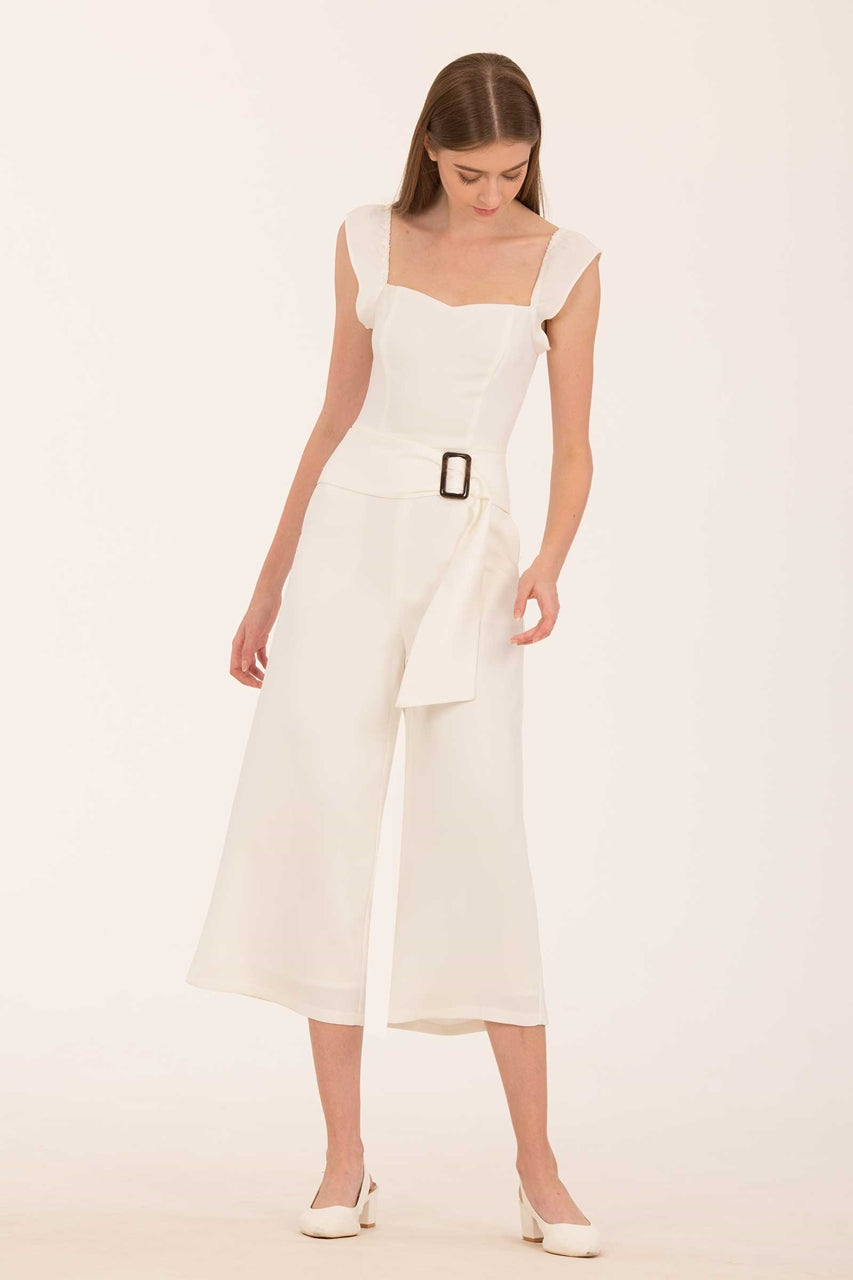 Damiyiar Jumpsuit (White)