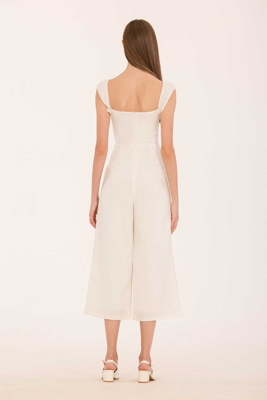 Damiyiar Jumpsuit (White)