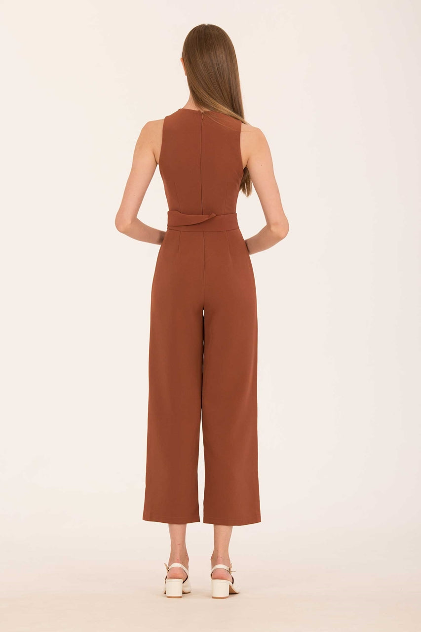 Derjolita Jumpsuit (Dark Brown)