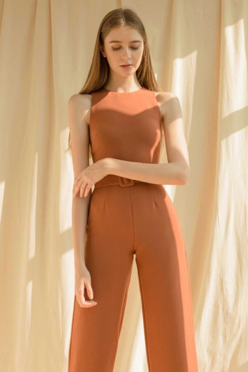 Derjolita Jumpsuit (Dark Brown)