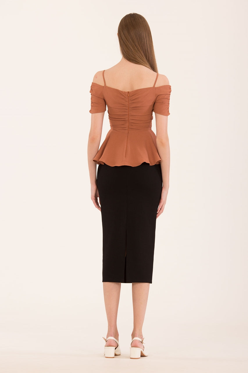 Dharlieh Top (Brown)