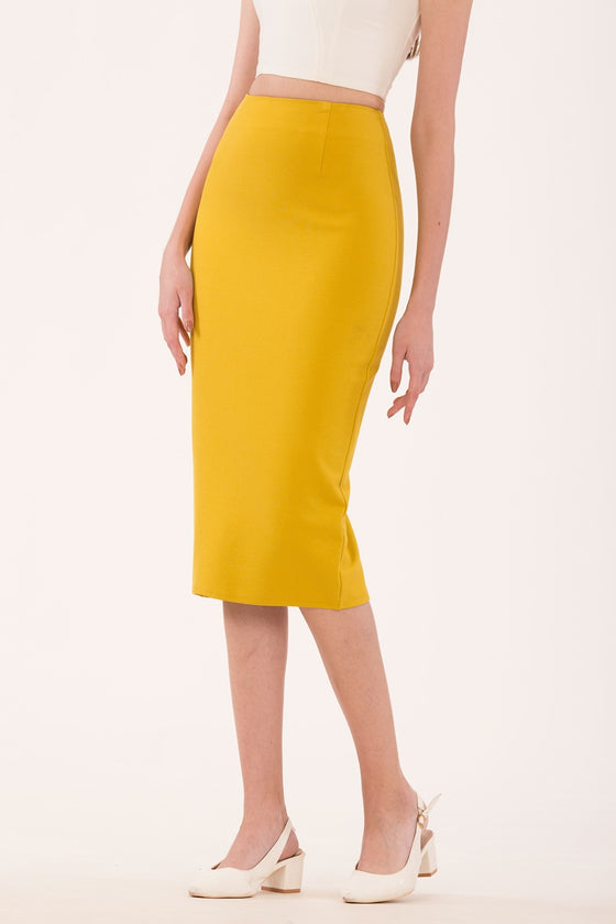 Droviolyn Skirt (Olive Yellow)