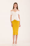 Droviolyn Skirt (Olive Yellow)