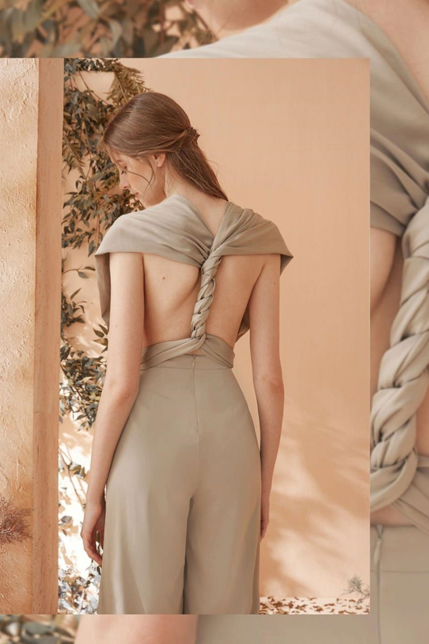 Derlorie Jumpsuit (Dried Sage)